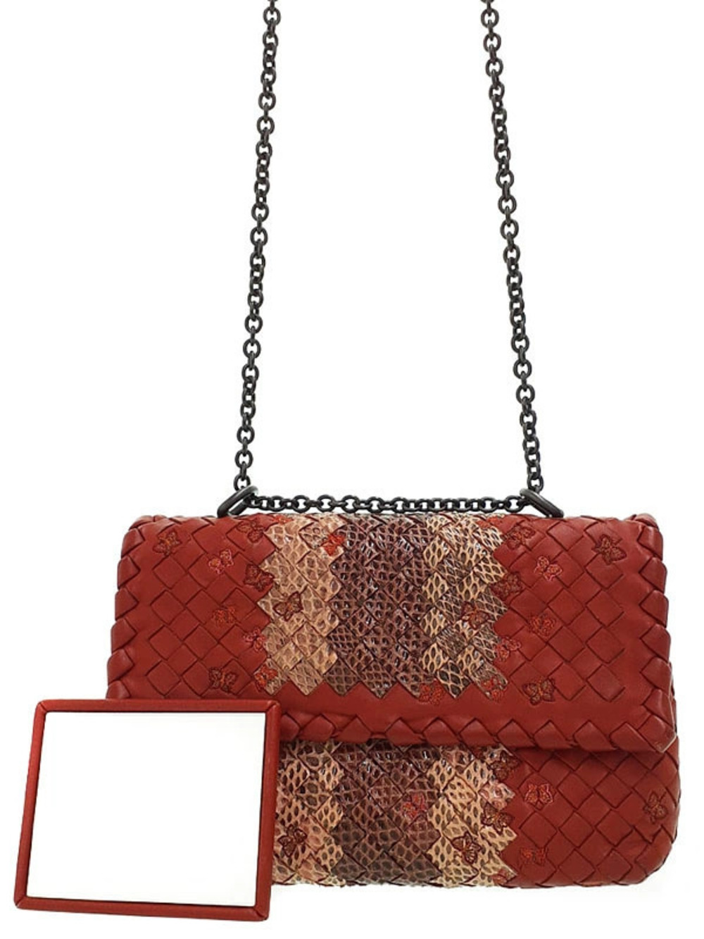 Bottega Veneta Intrecciato Chain Shoulder Bag